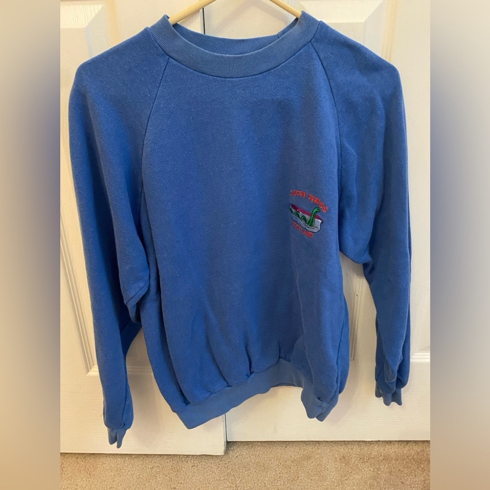 Blue Vintage Crewneck Sweatshirt